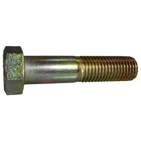 1-1/8"-7 x 5" Zinc Plated Grade 8 Steel Coarse Thread Hex Cap Screws (2 pcs.)