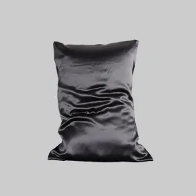 100% mulberry silk pillowcase 19 momme - Charcoal - Dropshipping