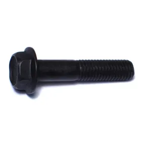 10mm-1.5 x 50mm Black Phosphate Class 10.9 Steel Coarse Thread Hex Washer Head Flange Bolts