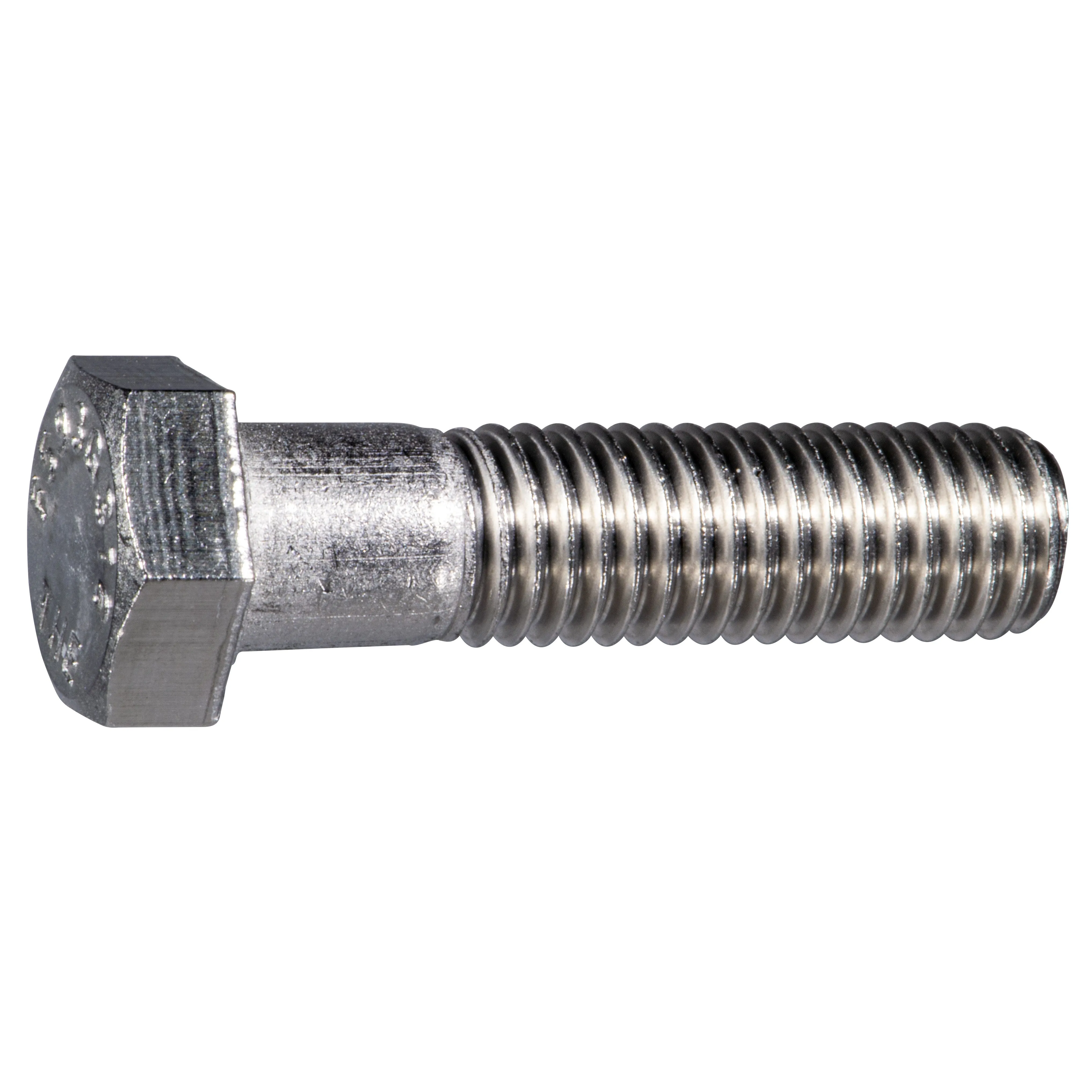 1/2"-13 x 2" 316 Stainless Steel Coarse Thread Hex Cap Screws (3 pcs.)