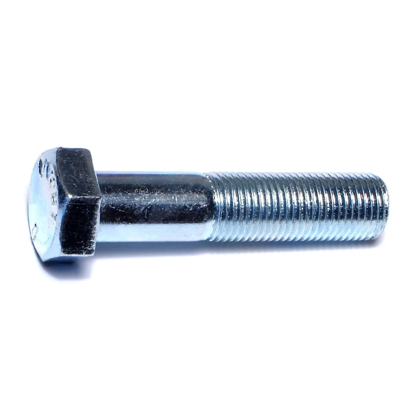 1/2"-20 x 2-1/4" Zinc Plated Grade 5 Steel Fine Thread Hex Cap Screws