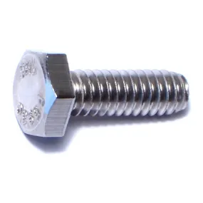 1/4"-20 x 3/4" 18-8 Stainless Steel Coarse Thread Hex Cap Screws