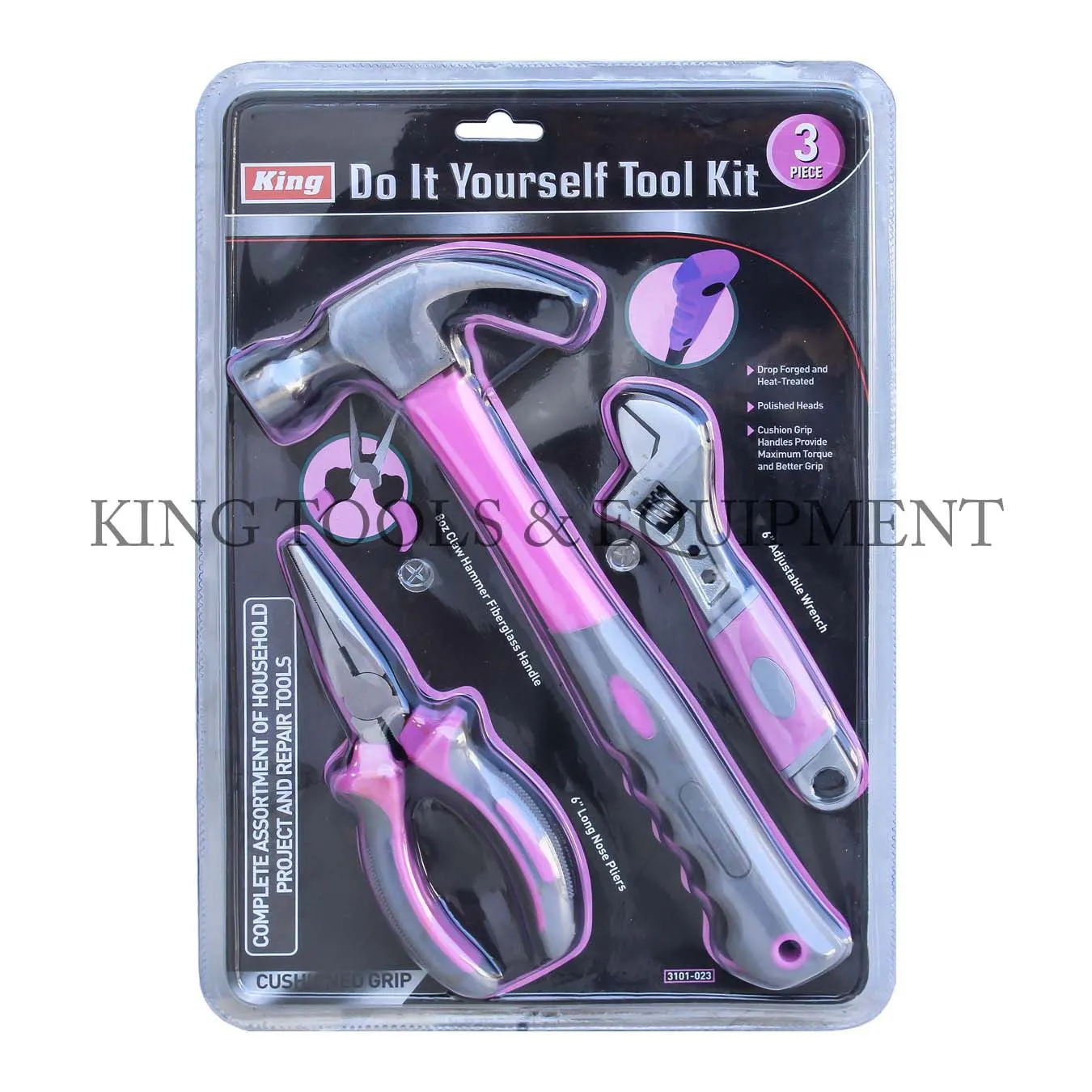 3-pc LADY'S Do-It-Yourself TOOL KIT - 3101-0