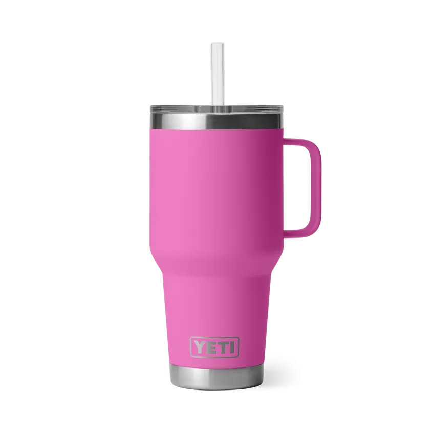 35 oz. / 1L Straw Mug w/ Straw Lid - Wildflower Fuchsia