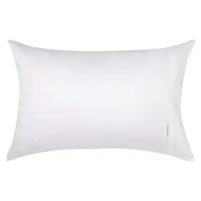 400TC Egyptian Cotton Sateen WHITE Standard Pillowcase by Logan and Mason Platinum