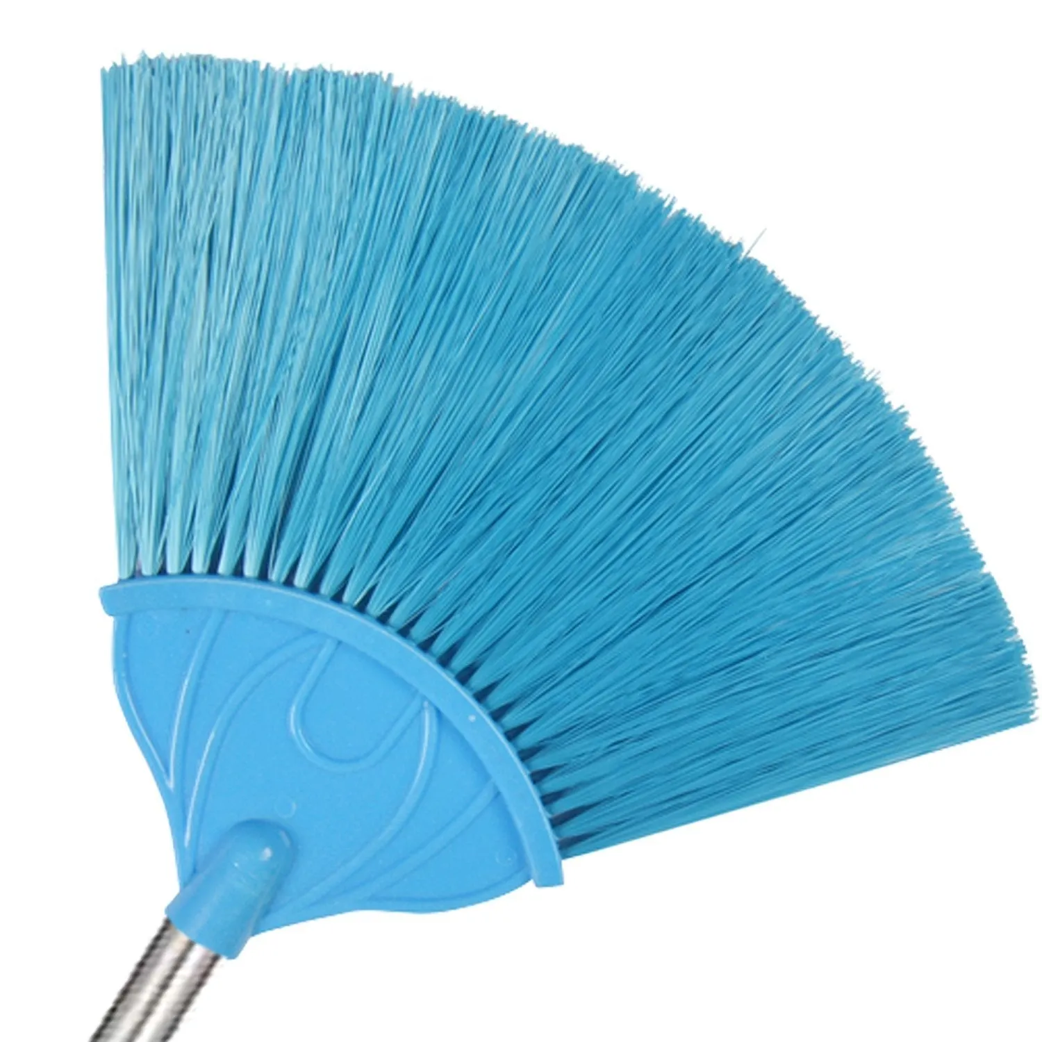 4699 Broom with Long Stainless Steel Rod and Extendable Cobweb Cleaner Stick