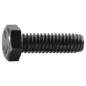 5/16"-18 x 1" Plain Grade 5 Steel Left Hand Thread Hex Cap Screws (3 pcs.)