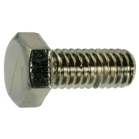 5/16"-18 x 3/4" Black Chrome Hex Cap Screws (8 pcs.)