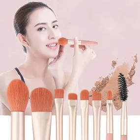 8 Pieces Travel Essential Mini Makeup Tool Brush Sets