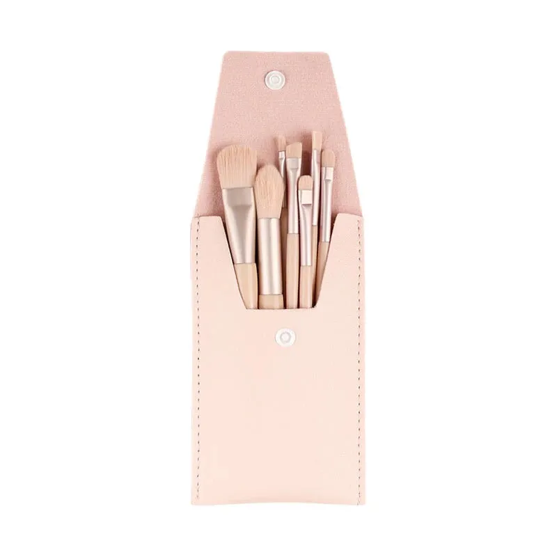 8 Pieces Travel Essential Mini Makeup Tool Brush Sets