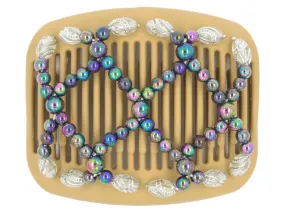 African Butterfly Hair Comb - Ndalena Blonde 72