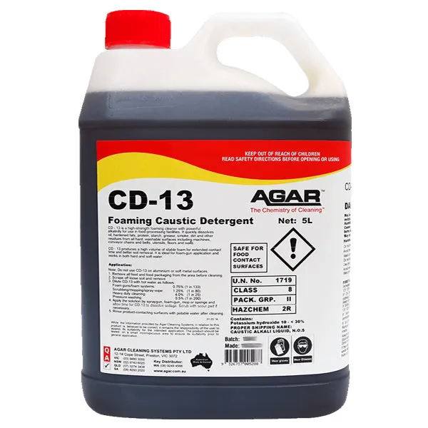 Agar CD-13 Foaming Caustic Detergent