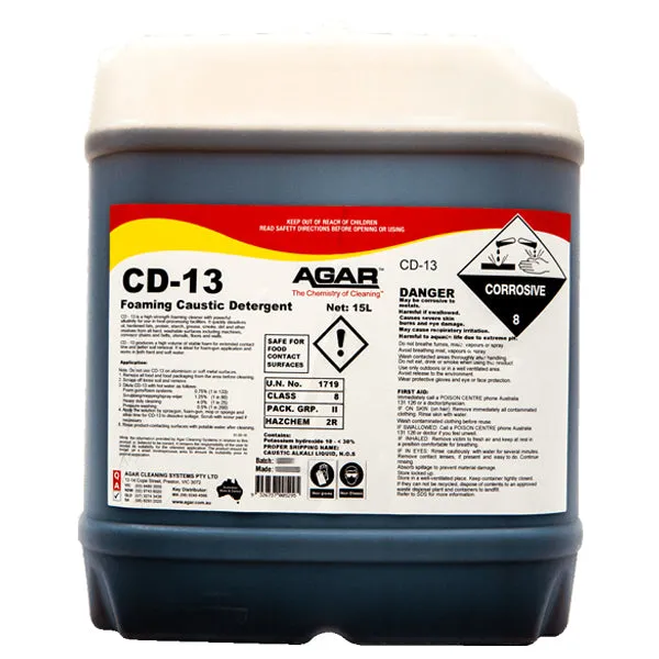 Agar CD-13 Foaming Caustic Detergent