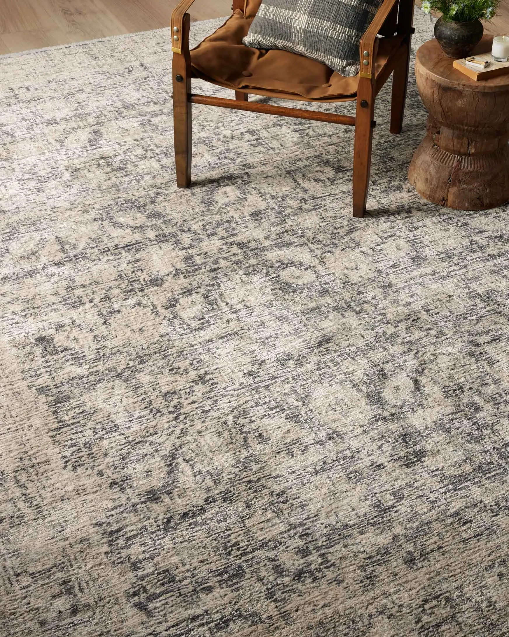 Amber Lewis x Loloi Alie Rug - Charcoal Beige