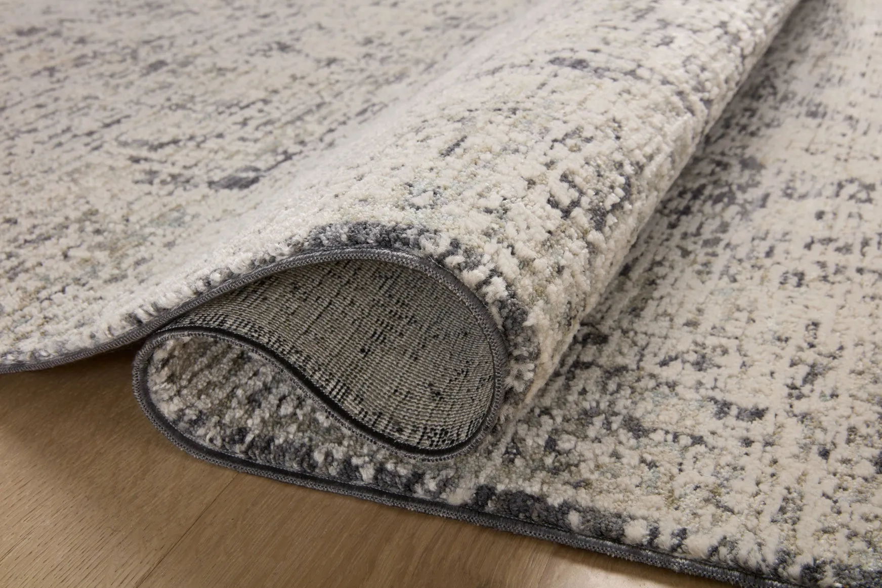 Amber Lewis x Loloi Alie Rug - Charcoal Beige