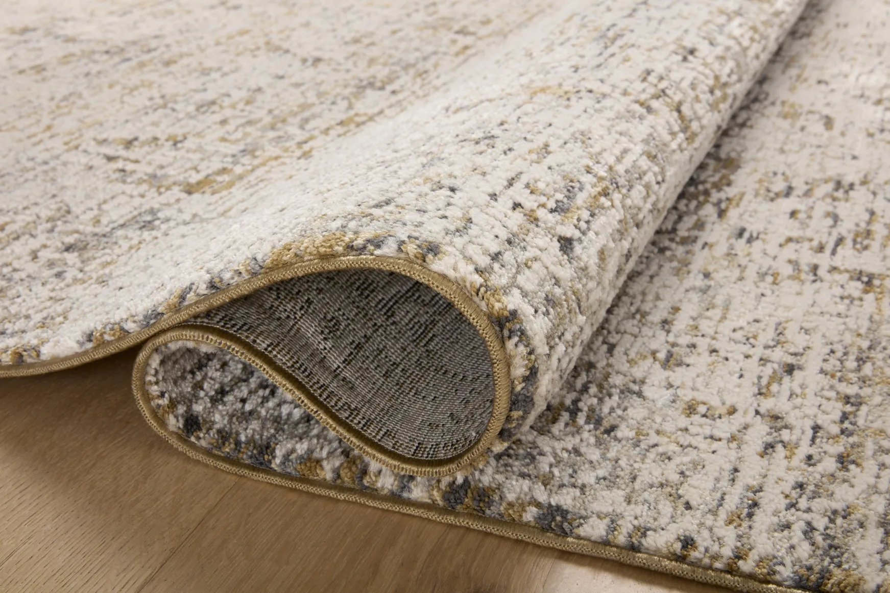 Amber Lewis x Loloi Alie Rug - Gold Beige