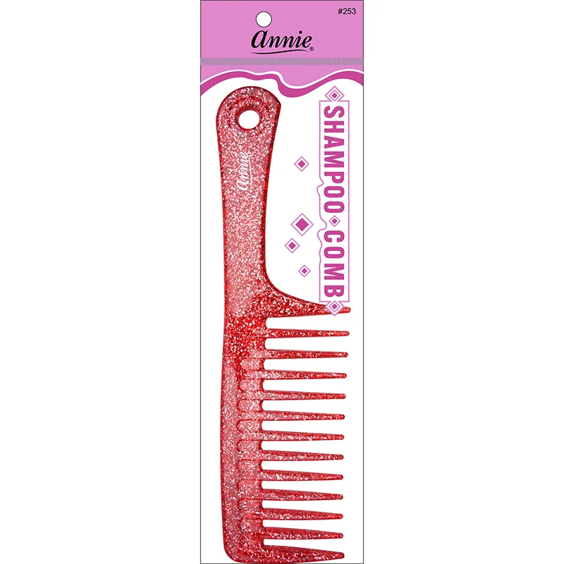 Annie Luminous Shampoo Comb Asst Color