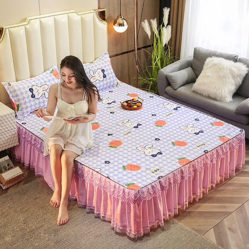 Anti-Dust And Non-Slip Bed Sheet Protective Cover Sheet Set