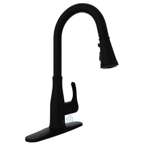 ANZZI Sifo Hands Free Touchless 1-Handle Pull-Down Sprayer Kitchen Faucet with Motion Sense and Fan Sprayer