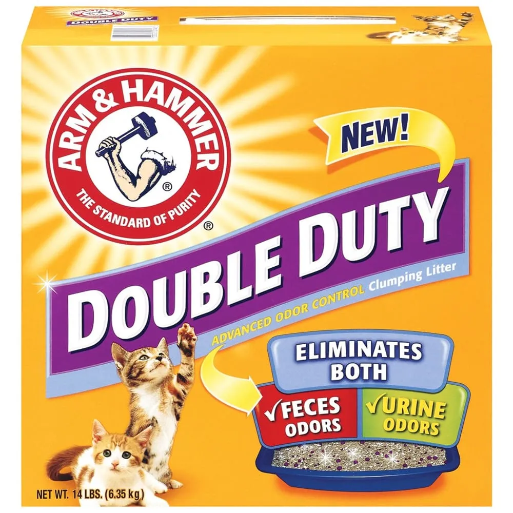 Arm & Hammer Double Duty Clumping Cat Litter 14 lb