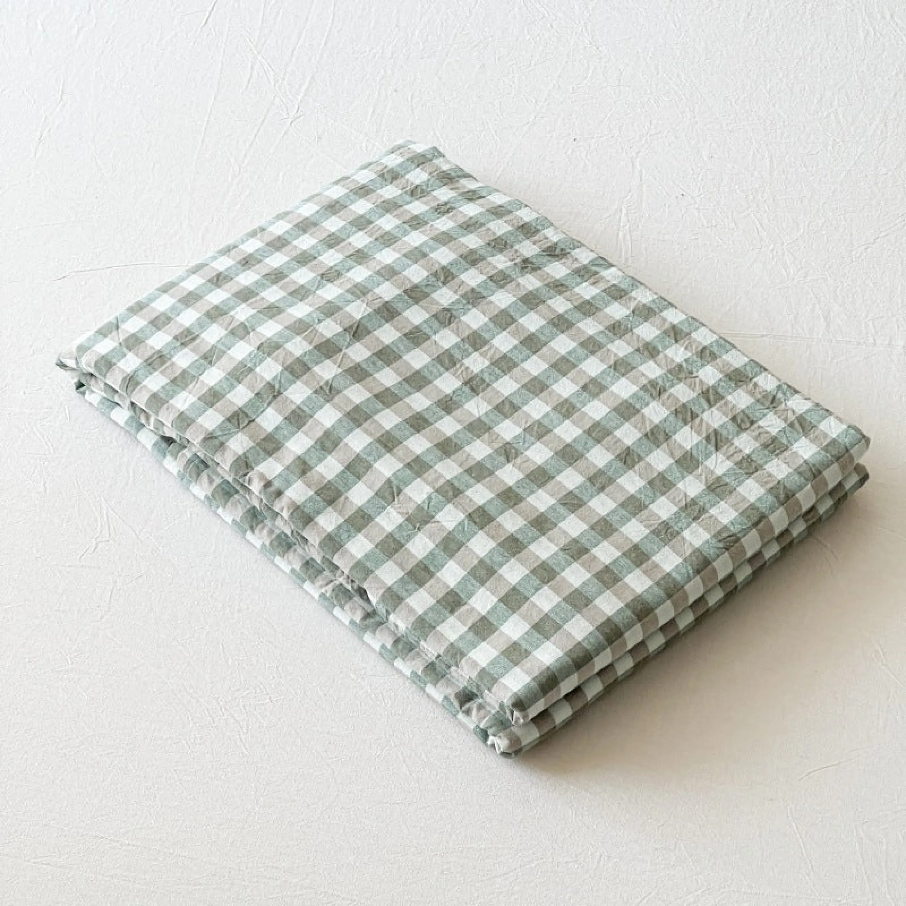 Assorted Gingham & Plaid Bed Sheet / Green