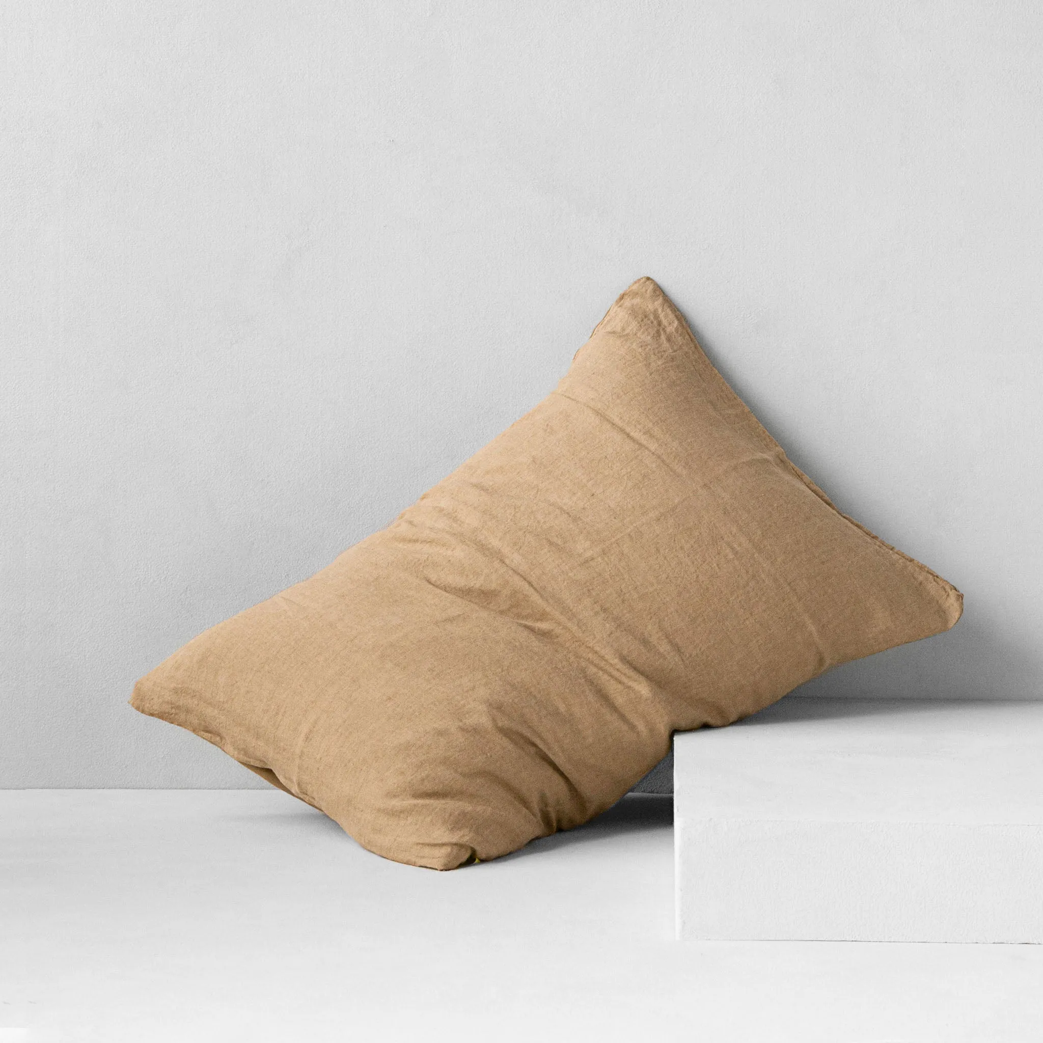 Basix Linen Pillowcase - Carmel