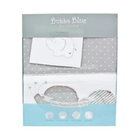 Bassinet Sheet Set (3pc) - Petit Elephant