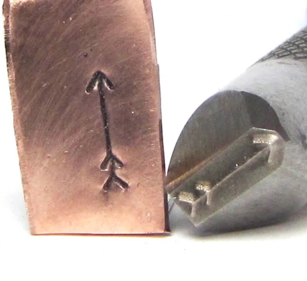 Big Arrow, design stamp, Great detail, metal stamping, 3 mm x 2.5 mm