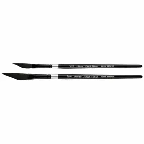 Black Velvet® 1/4" Dagger Striper Short Handled Brush