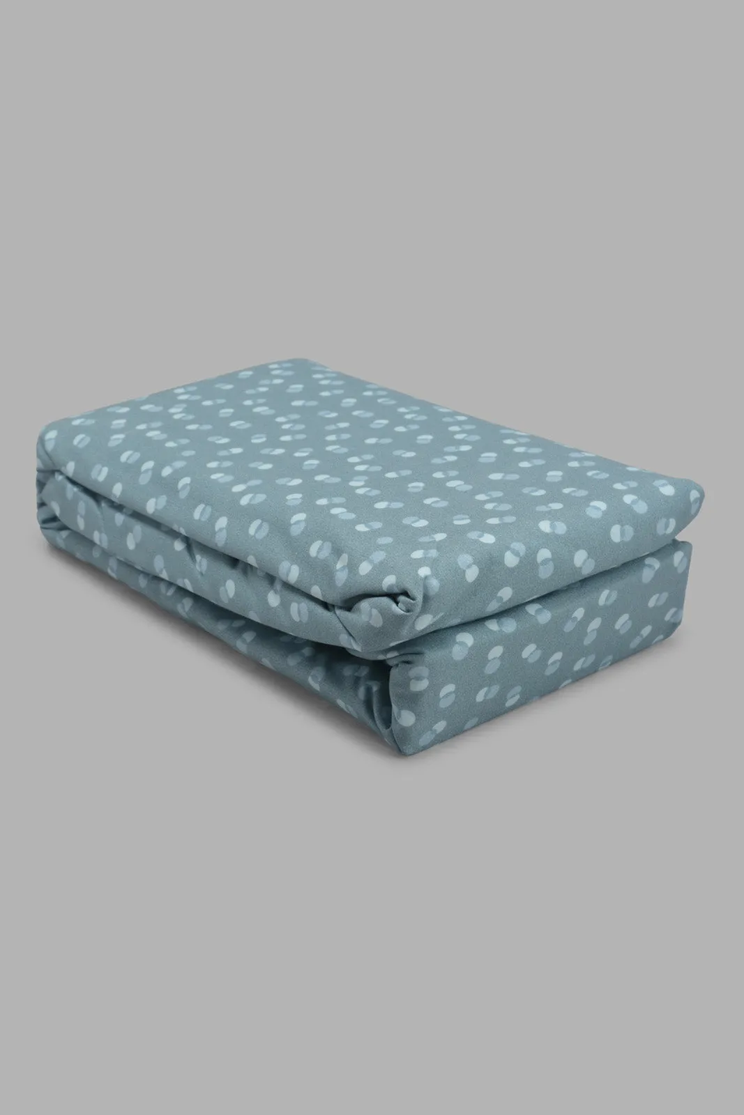 Blue Printed Flat Sheet Set King Size (3 Piece)