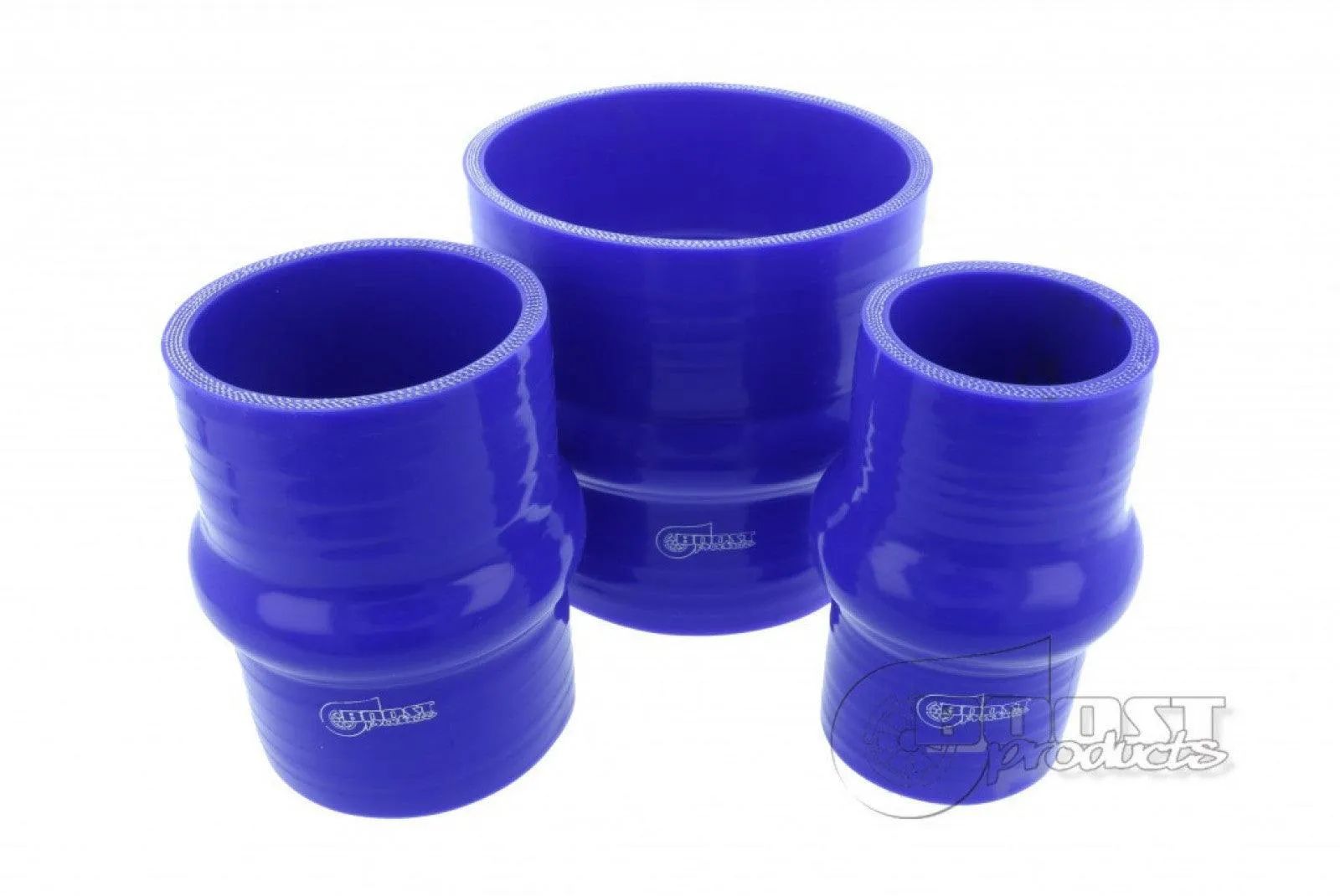 BOOST Products Silicone Coupler with Single Hump, 60mm (2-3/8") ID, Blue