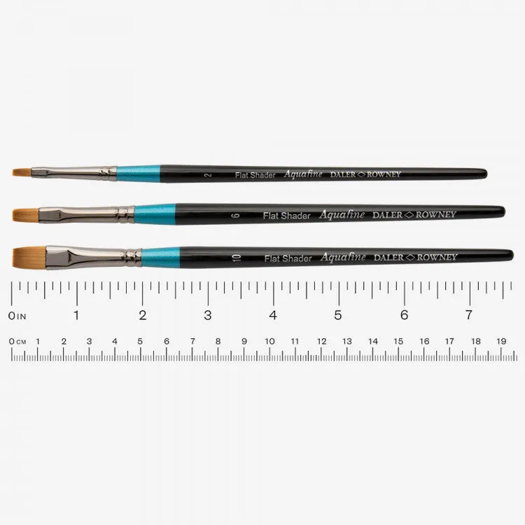 Brush Aquafine Flat Shader Af62-2