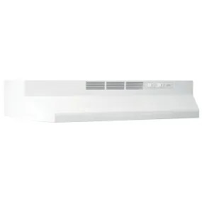 BUEZ121WW Broan® 21-Inch Ductless Under-Cabinet Range Hood w/ Easy Install System, White