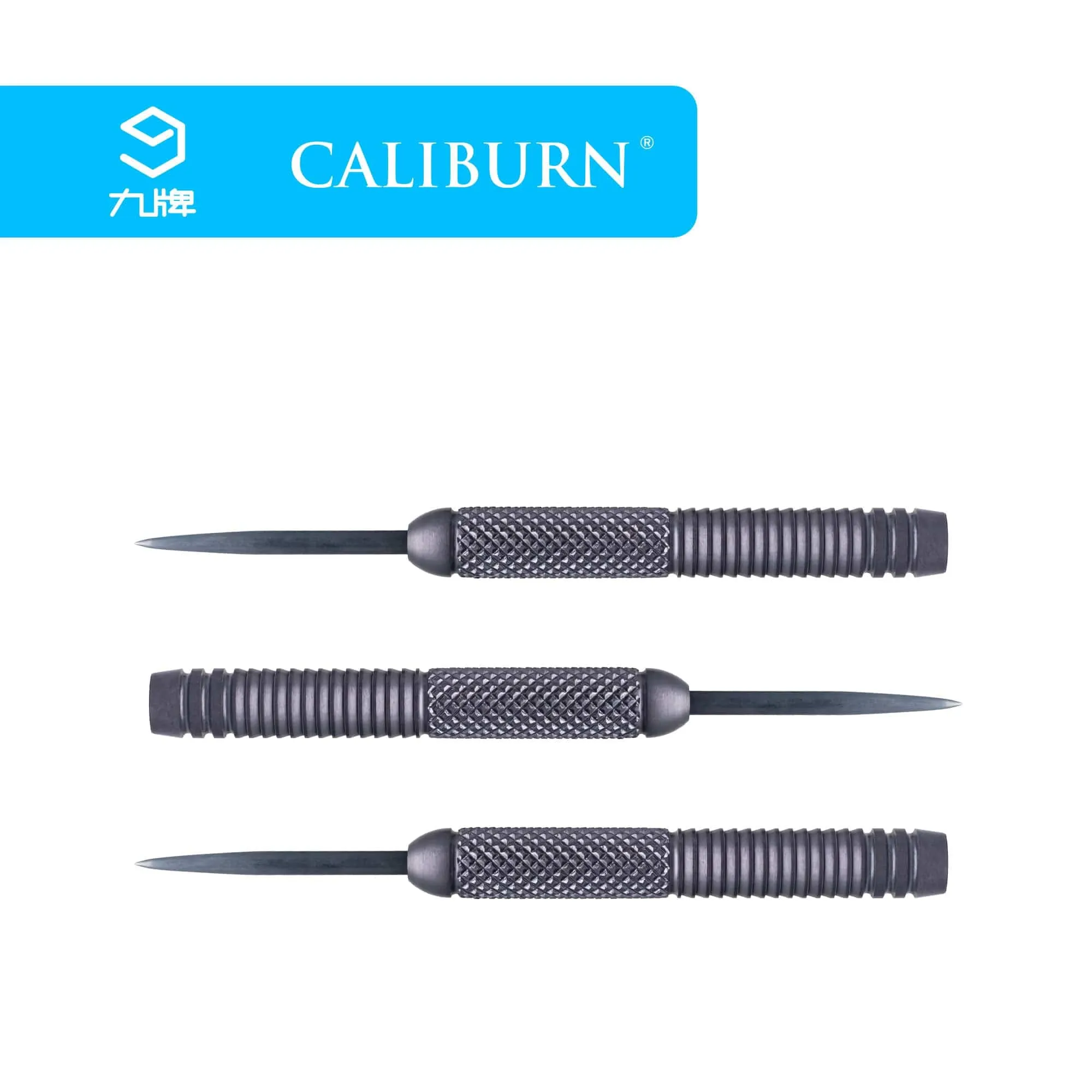 *Caliburn Marshal Darts - Steel Tip - 90% - M2 - Black Titanium