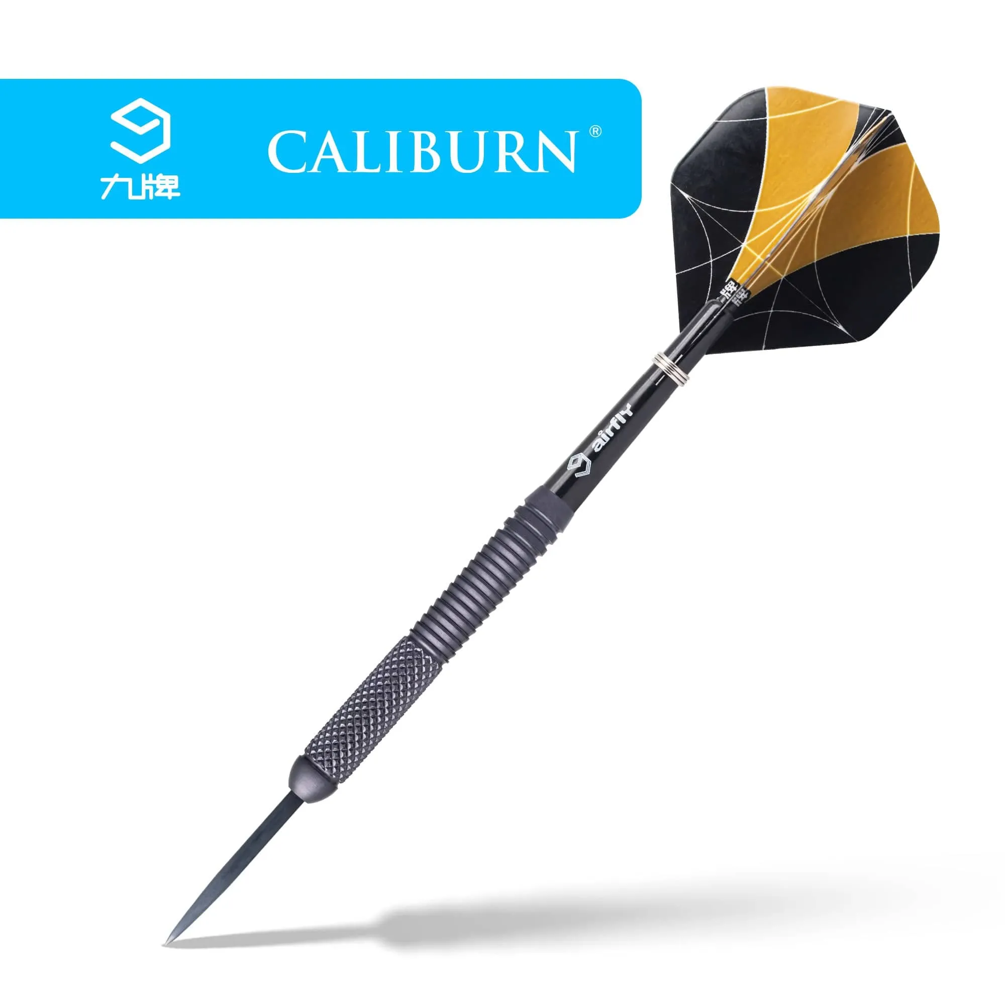 *Caliburn Marshal Darts - Steel Tip - 90% - M2 - Black Titanium