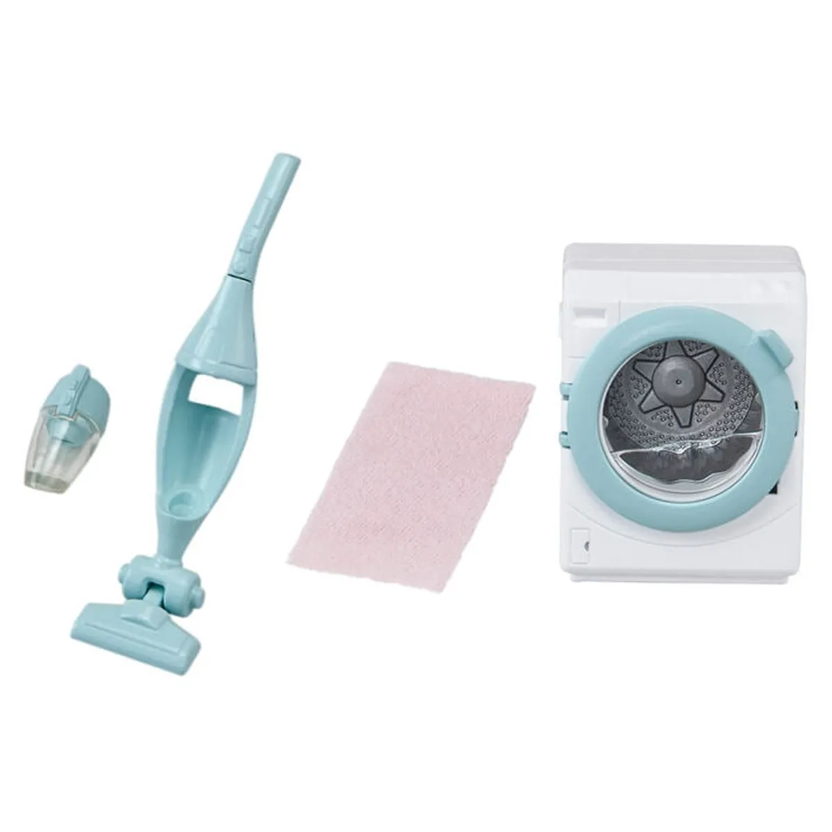 Calico Critters laundry and vacuum set