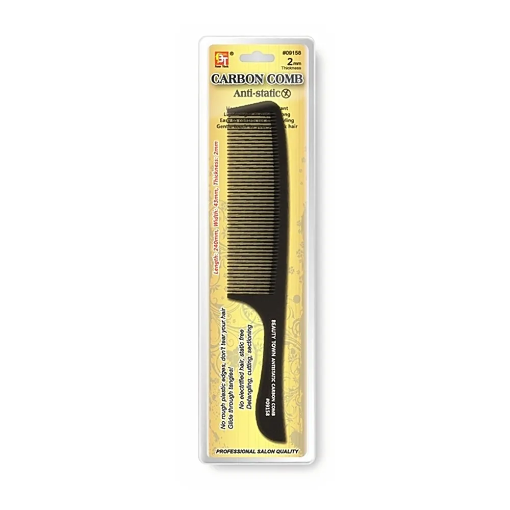 CARBON CLIPPER COMB (240 X 43 X 2 MM)