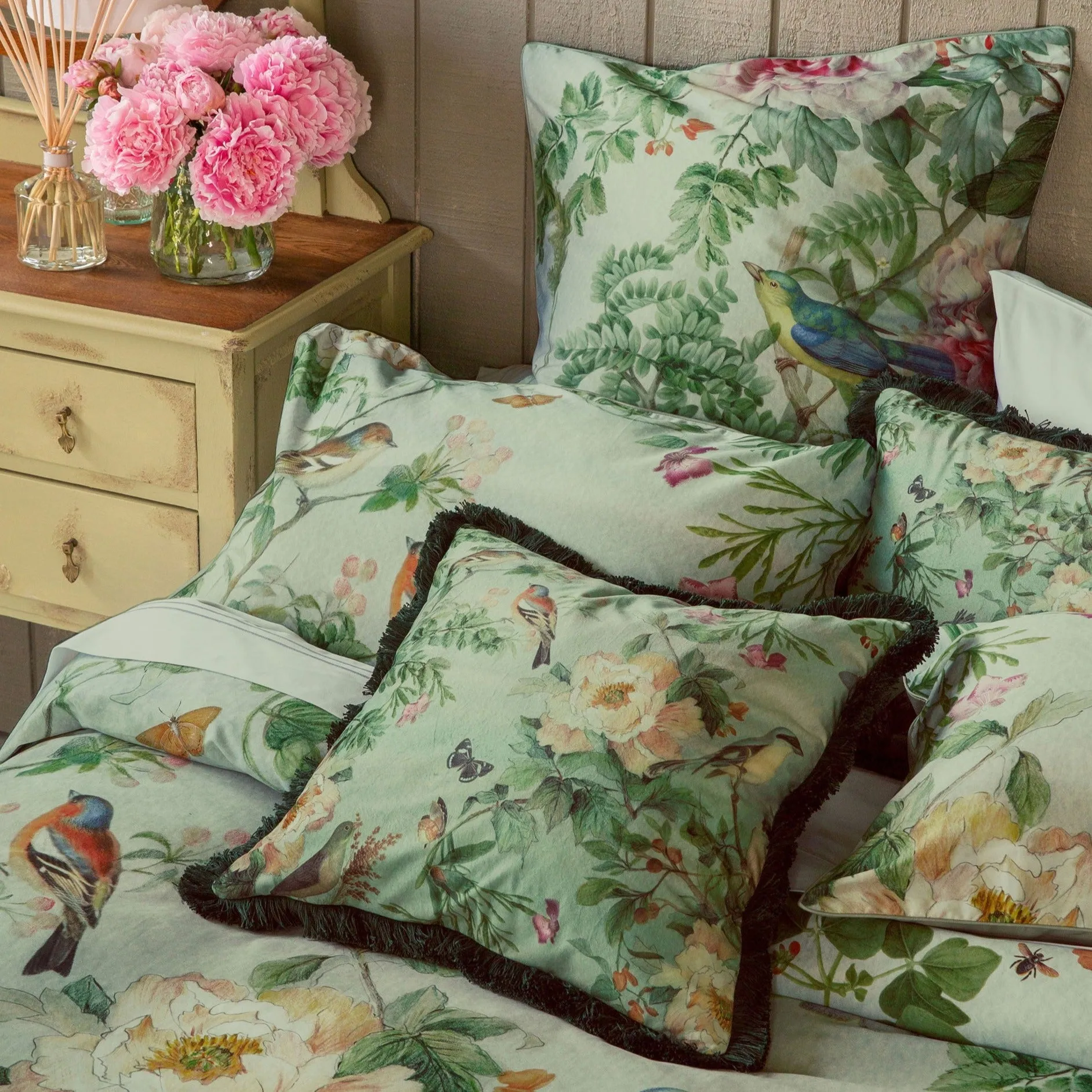 Chinoiserie European Pillowcase by MM Linen