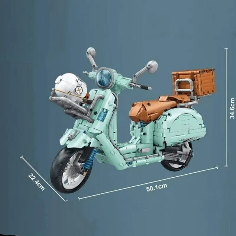 Classic Italian Scooter 1827pcs