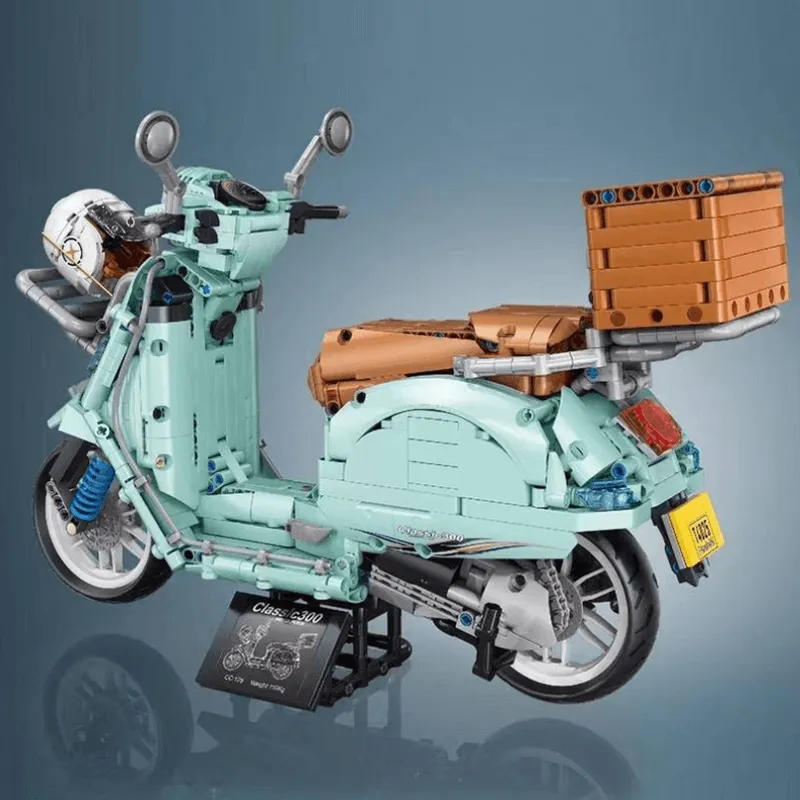 Classic Italian Scooter 1827pcs