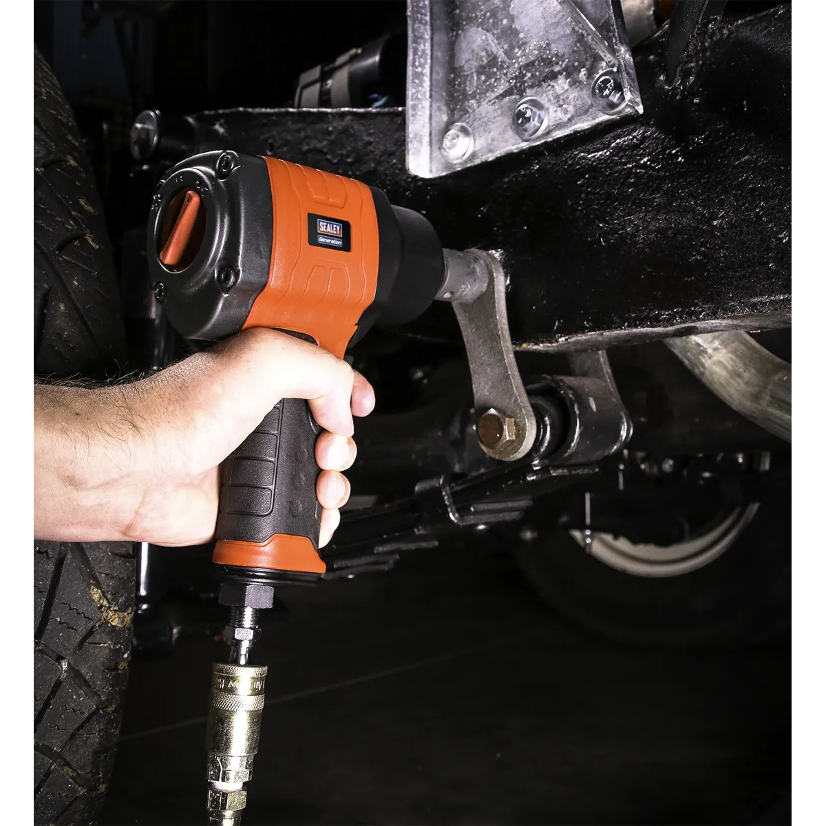 Composite Air Impact Wrench 1/2"Sq Drive Twin Hammer