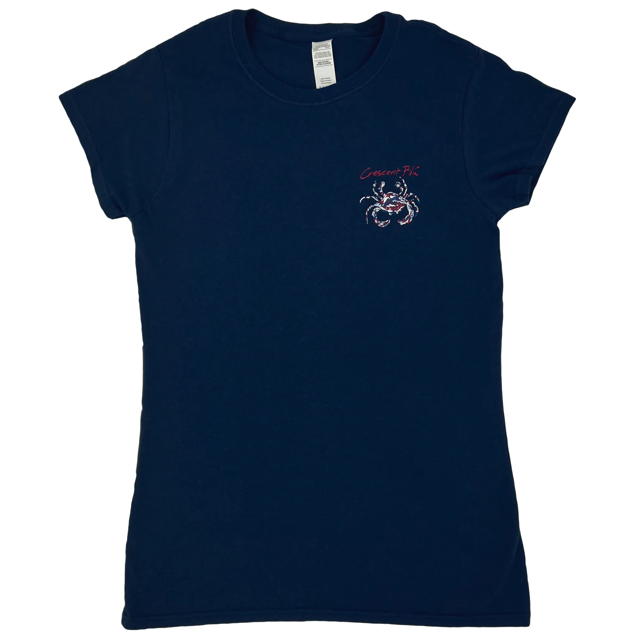 Crimson and Navy Crab Ladies Tee