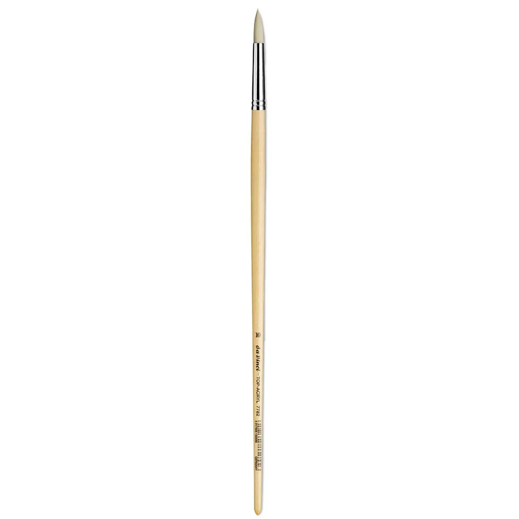 Da Vinci Top Acrylic Synthetic Brush Round Long Handle Size 10