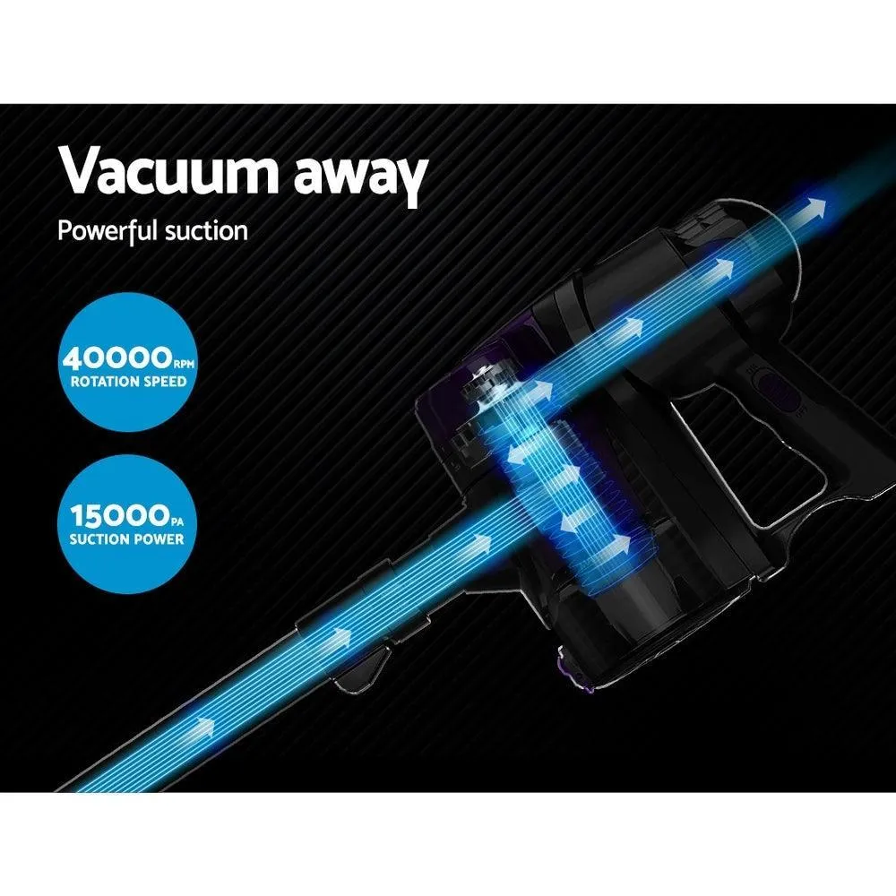 Devanti Corded Handheld Bagless Vacuum Cleaner - Purple and Silver