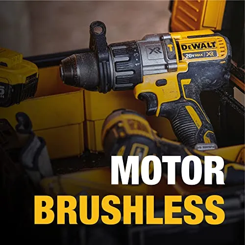 DEWALT 20V MAX XR Hammer Drill, Brushless, 3-Speed, Tool Only (DCD996B)