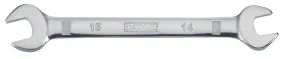 DeWALT DWMT75434OSP Open End Wrench, Metric, 14 x 15 mm Head, 7-13/32 in L, Polished Chrome :CD 1: QUANTITY: 1