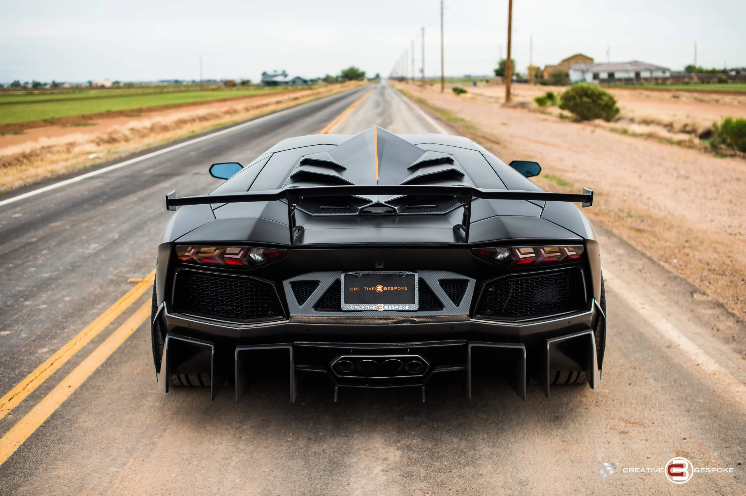 DMC Lamborghini Aventador Edizione GT: Carbon Fiber Engine Hood & Air Scoop Bonnet E-GT Super Trofeo