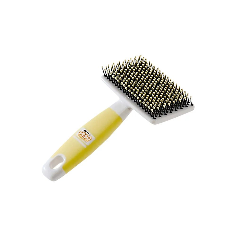 Doggyman Honey Smile Soft Round Tip Slicker Brush (NHS-56)