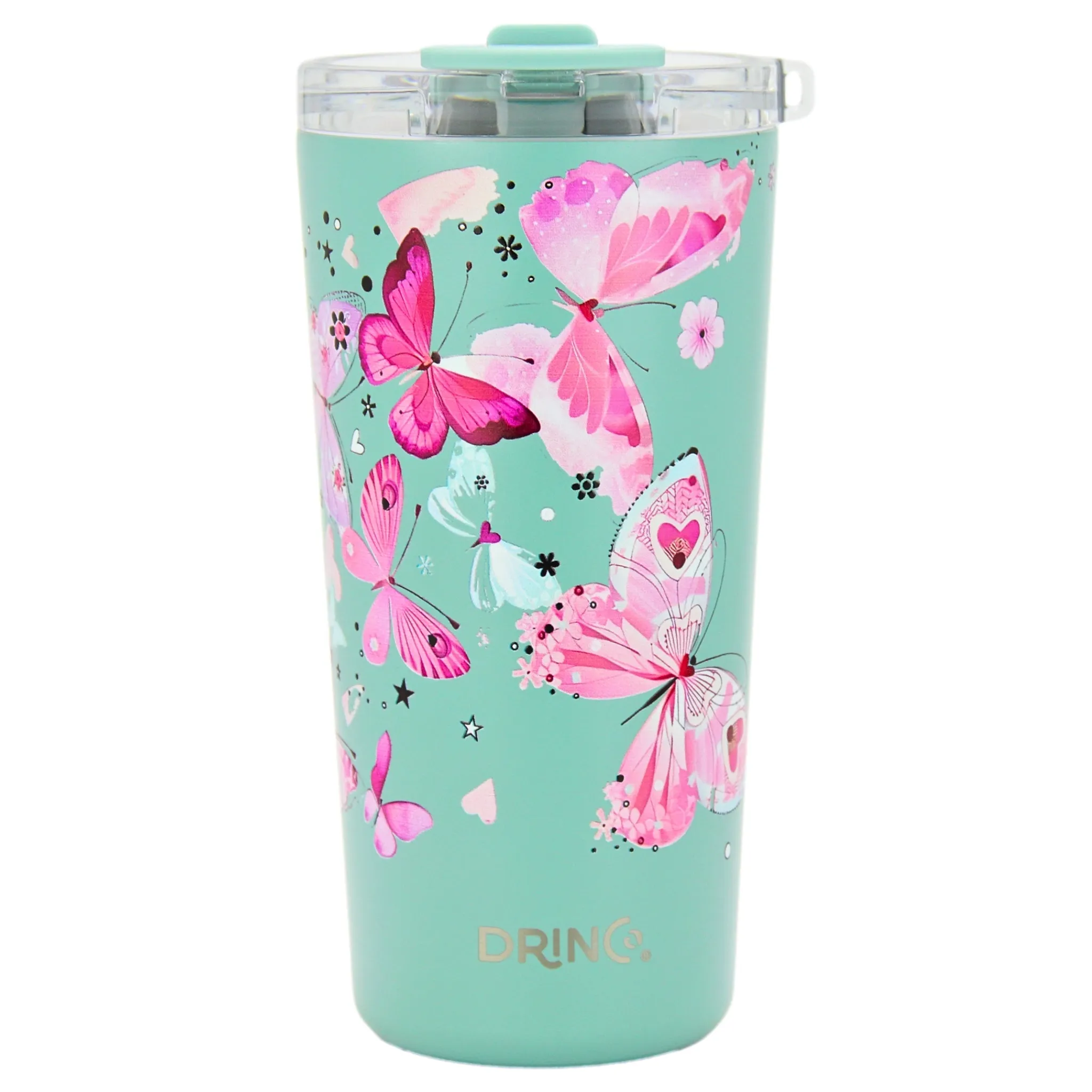 DRINCO®  Seattle 20oz Leakproof Tumbler with Straw - Butterfly