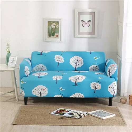 Elastic Slipcover Cartoon Deer Sofa Cover